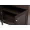 Baxton Studio Agni Modern Dark Brown Buffet and Hutch Kitchen Cabinet 119-6493 - alternate 3